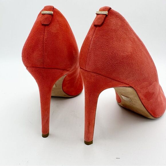 Hugo Boss Orange Suede Pointed Toe Stiletto Pumps EUR 40 US 9.5 - Picture 7 of 13